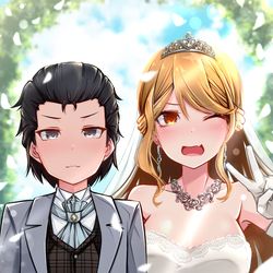 This is a pixiv picture whose title is クラスのギャルに空気扱いされています㉔END?.