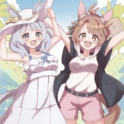 This is a pixiv picture whose title is 同室コンビsummer.