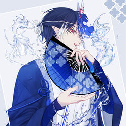 This is a pixiv picture whose title is 鬼の舞.