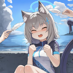 This is a pixiv picture whose title is シロコ.