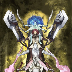 This is a pixiv picture whose title is 第52话 最终回！面对此般模样主角团，米凯拉做出的选择是.....
