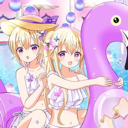 This is a pixiv picture whose title is プール.