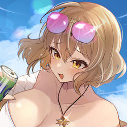 This is a pixiv picture whose title is 水着アニス.