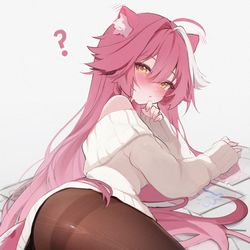 This is a pixiv picture whose title is Raora Panthera 🐱.