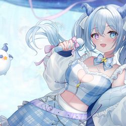 This is a pixiv picture whose title is Skeb 149 川田ゆゆら様.