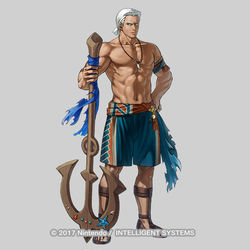 This is a pixiv picture whose title is ファイアーエムブレム ヒーローズ/ 浜辺の屈強従者 ドゥドゥー.