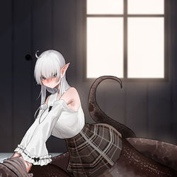 This is a pixiv picture whose title is 蛇ちゃんの脱皮.