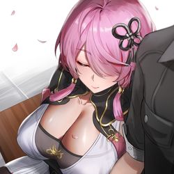 This is a pixiv picture whose title is Sleepy Head.