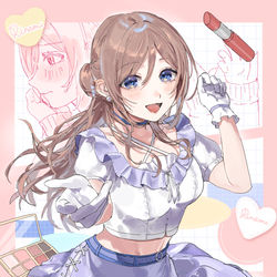 This is a pixiv picture whose title is はみ出したい！.