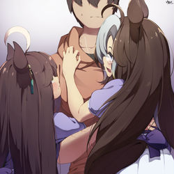 This is a pixiv picture whose title is 独占欲が高まるとカミカミしてくる族.