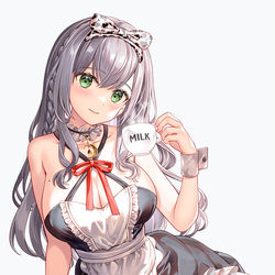 This is a pixiv picture whose title is 白銀 ノエル.
