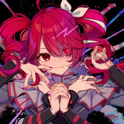 This is a pixiv picture whose title is キメラ.