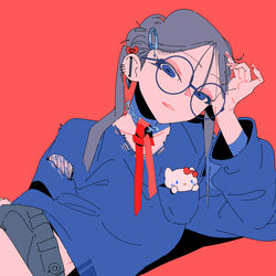 This is a pixiv picture whose title is キティガール　18/100.