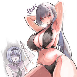 This is a pixiv picture whose title is ヘイズ🔪.