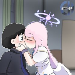 This is a pixiv picture whose title is [F/P] 나쁜 아이 Bad Girl.