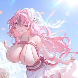 This is a pixiv picture whose title is ⌯•ω< ❤.