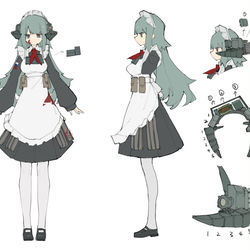 This is a pixiv picture whose title is T80BVM人物设定.
