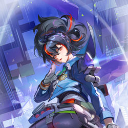 This is a pixiv picture whose title is 朱鸢.