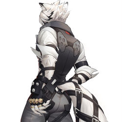 This is a pixiv picture whose title is ライカンさん.