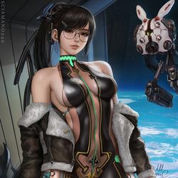 This is a pixiv picture whose title is Eve - Stellar Blade.