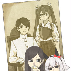 This is a pixiv picture whose title is お姉ちゃんの家族アルバムをみたカレンチャン.