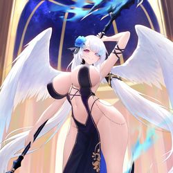This is a pixiv picture whose title is Blue Flame.