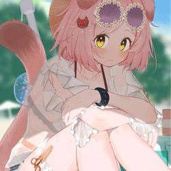 This is a pixiv picture whose title is 水着なGGちゃん.