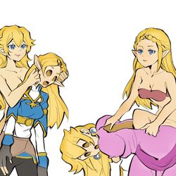 This is a pixiv picture whose title is Princess switch Remake.