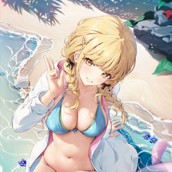 This is a pixiv picture whose title is 藤田ことね.