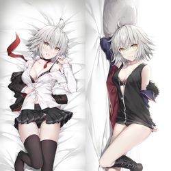 This is a pixiv picture whose title is C104 ジャンヌオルタ抱き枕カバー.