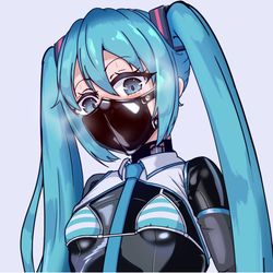 This is a pixiv picture whose title is 例の水着ミクさん.