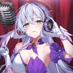This is a pixiv picture whose title is 「もう一度行きます！」.