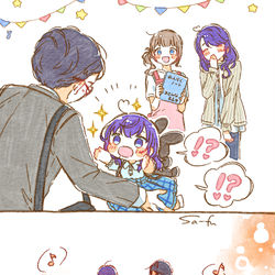 This is a pixiv picture whose title is 穂波ママ32👨‍👩‍👧.