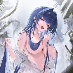 This is a pixiv picture whose title is ゾンビ彼女 :).