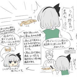 This is a pixiv picture whose title is 1000円拾って交番に届けた話.
