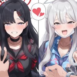 This is a pixiv picture whose title is 「 「逃がさないすっよ～」 」.
