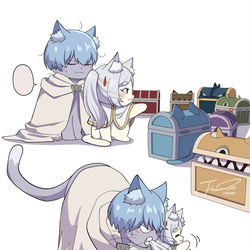 This is a pixiv picture whose title is 🐱🐱 宝箱s.