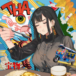 This is a pixiv picture whose title is NANA SEAFOOD.
