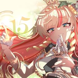This is a pixiv picture whose title is 誕生日イラストforぺぺち.