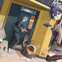 This is a pixiv picture whose title is Random Play営業中.