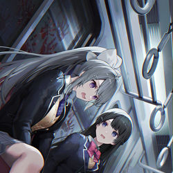 This is a pixiv picture whose title is 「「うわっ」」.