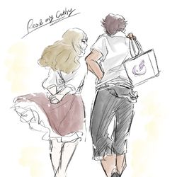 This is a pixiv picture whose title is [⚠️現パロ]LimbusCompany: ヒースとキャシーが.