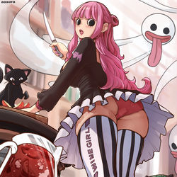 This is a pixiv picture whose title is 黒猫と一緒にサングリア作り.