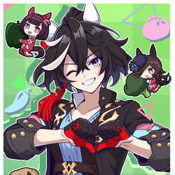 This is a pixiv picture whose title is ごちそうさまに大感謝～!!!.