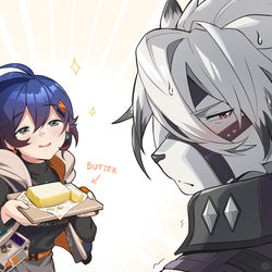 This is a pixiv picture whose title is if you know , you know.