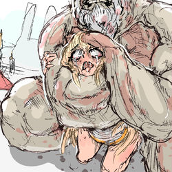 This is a pixiv picture whose title is Wrestling.