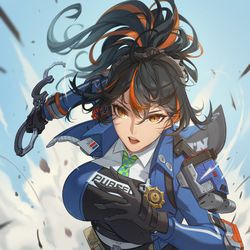 This is a pixiv picture whose title is 朱鸢冲鸭！.