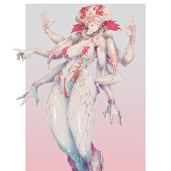 This is a pixiv picture whose title is 虫知朱ノめ.