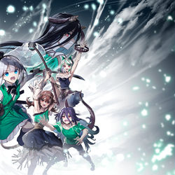 This is a pixiv picture whose title is みょみょ太郎と愉快なお供たち（と鬼）.
