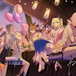 This is a pixiv picture whose title is pink flavor.
